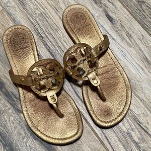 Gold Tory Burch Sandals